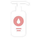 Skincare cream bottle icon